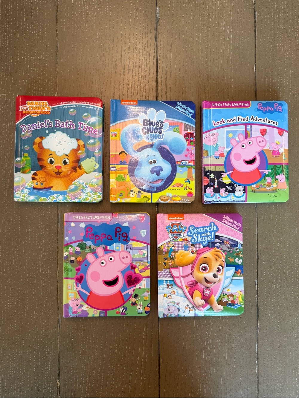 Toddler Books Bundle: Daniel Tiger, Peppa, Blues Clues & Paw Patrol Board Books